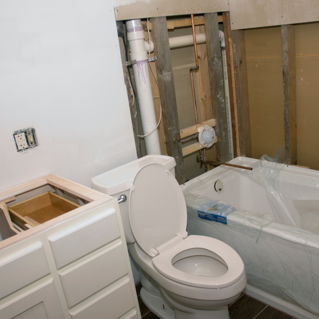 Expert Remodeling Bathroom with First Step Builders